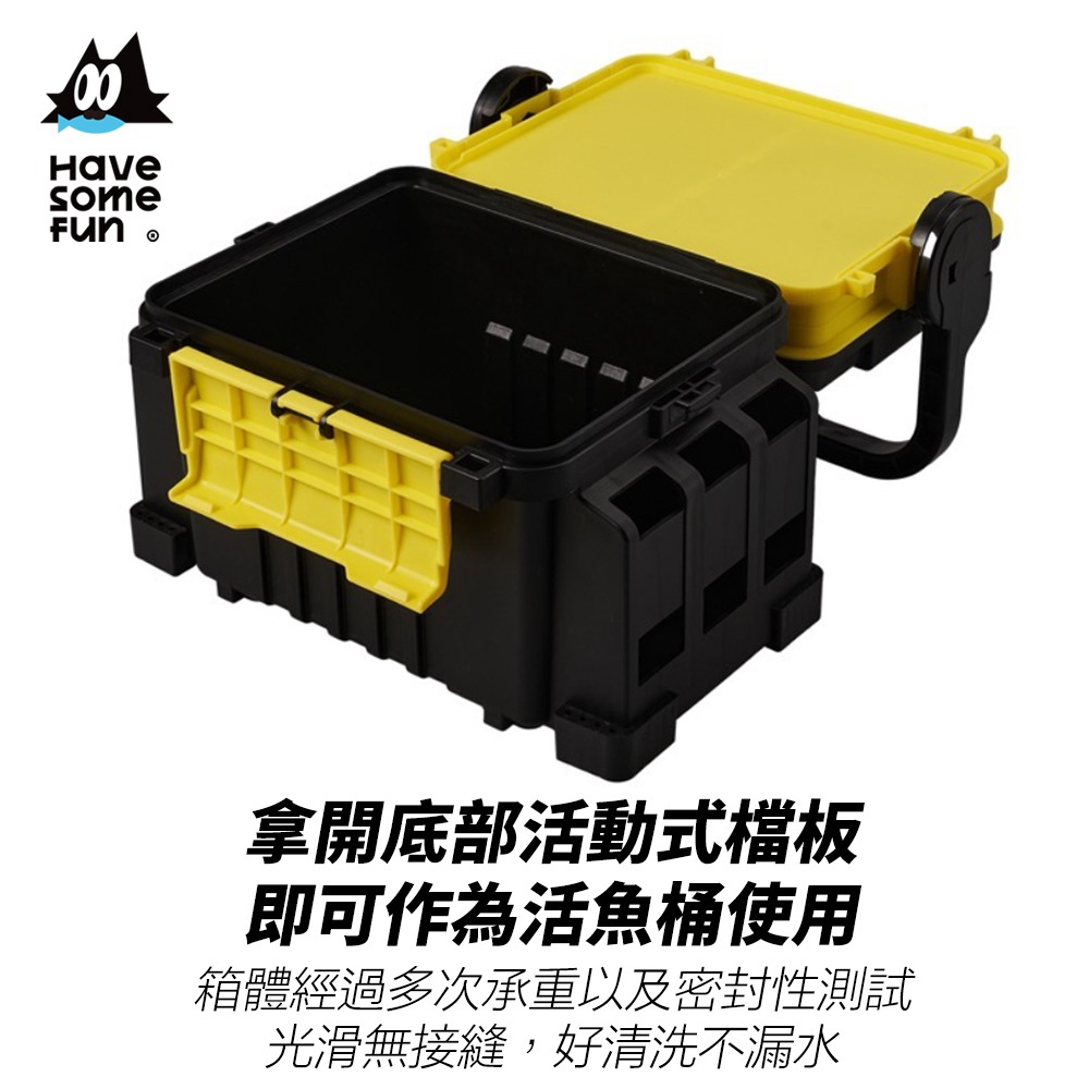 釣魚工具箱 贈杯架竿架 露營收納箱 釣魚箱 路亞箱 釣箱 釣具箱 路亞工具箱 釣魚 路亞 樂貓釣HSF-細節圖6