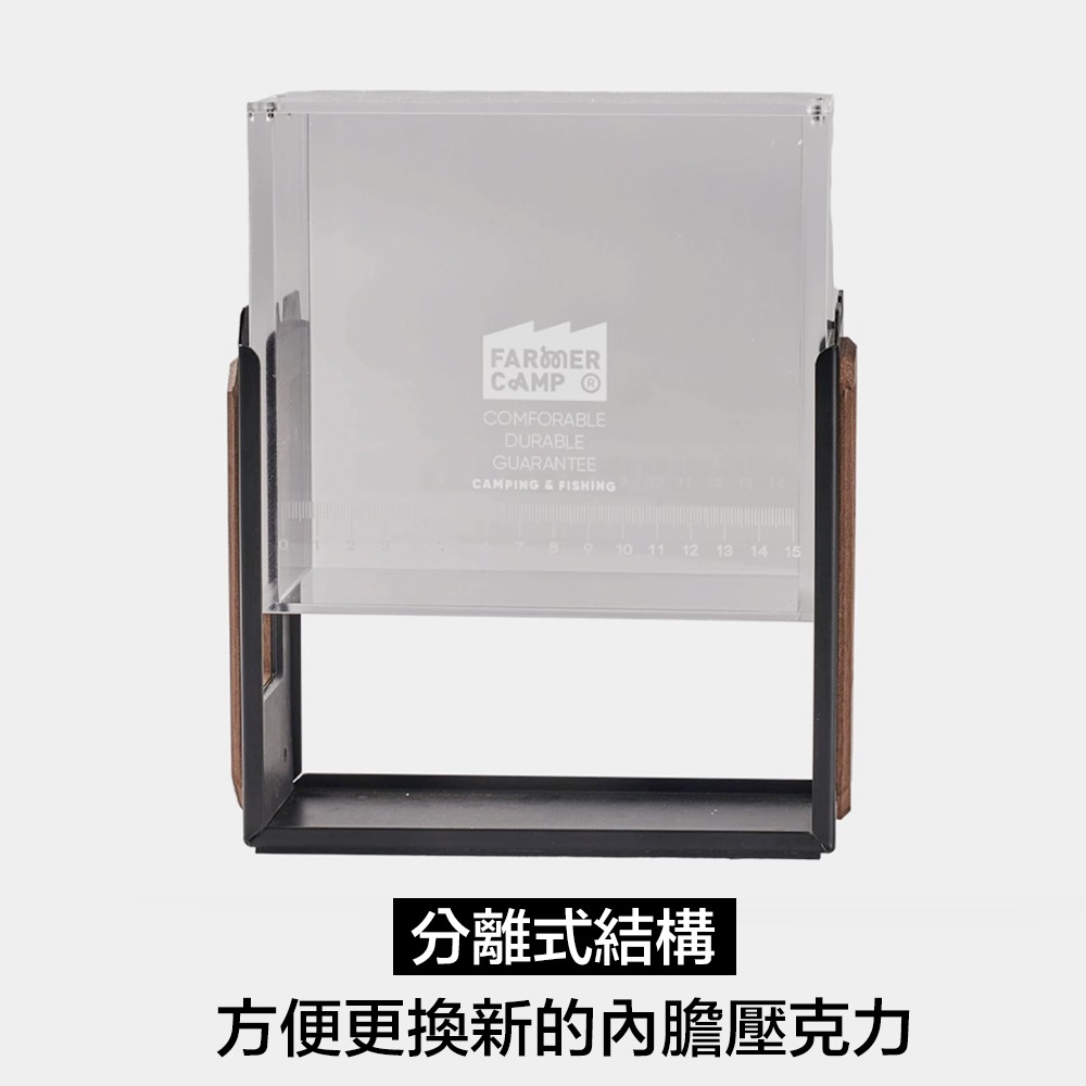 觀魚盒 透明盒 壓克力盒 觀魚器 釣魚盒 小物釣 微物釣 釣魚裝備 釣魚 Farmer Camp-細節圖4