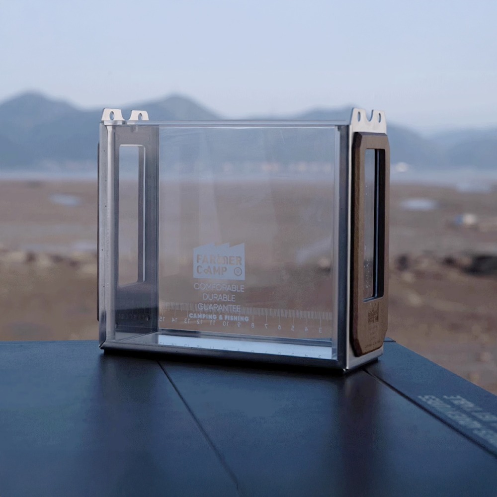 觀魚盒 透明盒 壓克力盒 觀魚器 釣魚盒 小物釣 微物釣 釣魚裝備 釣魚 Farmer Camp-細節圖8