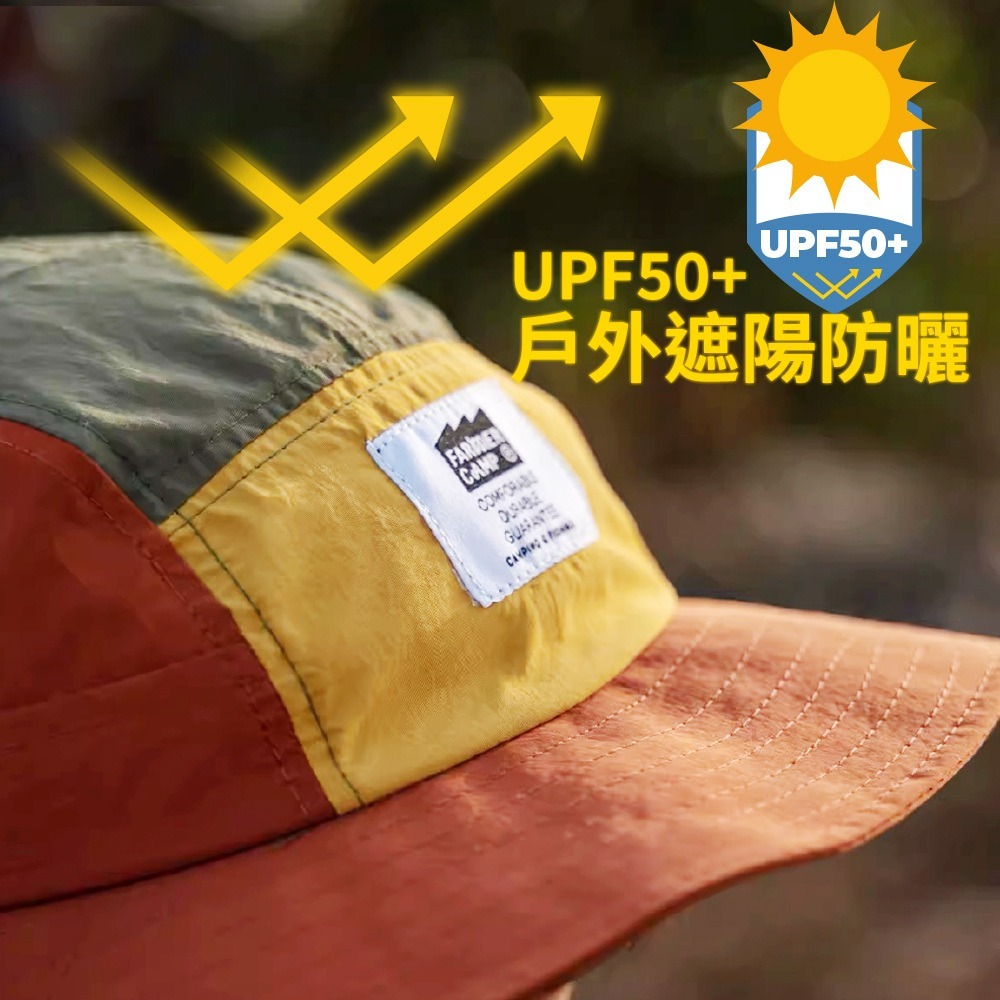 漁夫帽 遮陽帽 釣魚帽 奔尼帽 小物釣 防曬帽 登山帽 速乾帽 UPF50+防曬-細節圖2