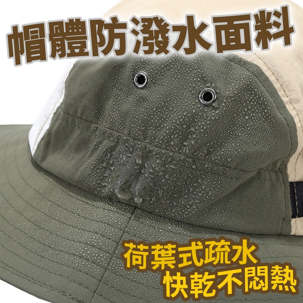 漁夫帽 遮陽帽 釣魚帽 奔尼帽 小物釣 防曬帽 登山帽 速乾帽 UPF50+防曬-細節圖4