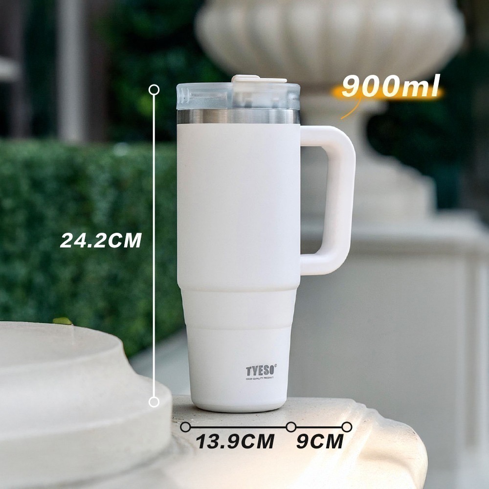 【7-ELEVEN門市團購】TYESO手把保溫保冰杯900ml 保溫杯 環保杯 飲料杯 咖啡杯 Tyeso 泰碩杯-細節圖6