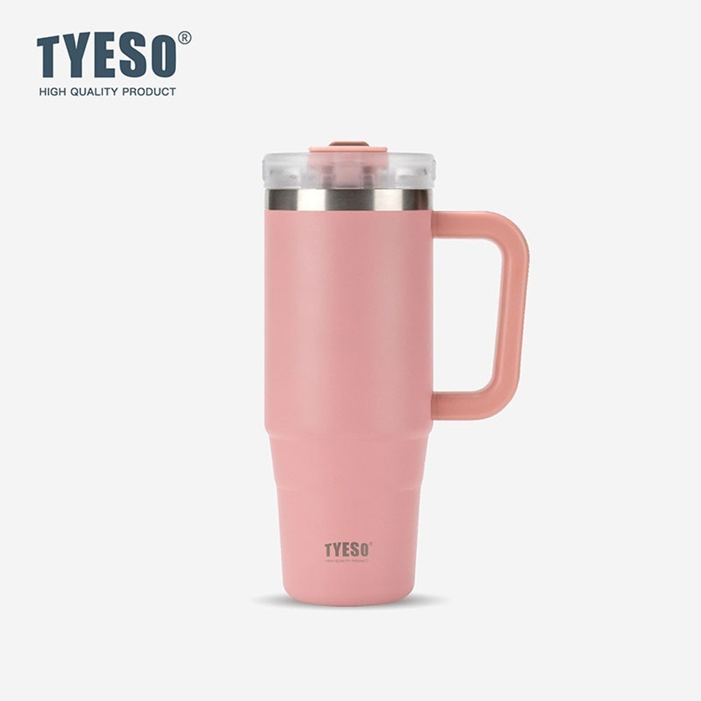 【限時購】TYESO手把冰霸杯900ml 兩件組(一件無接單，請下單2件含以上) 14色-規格圖11