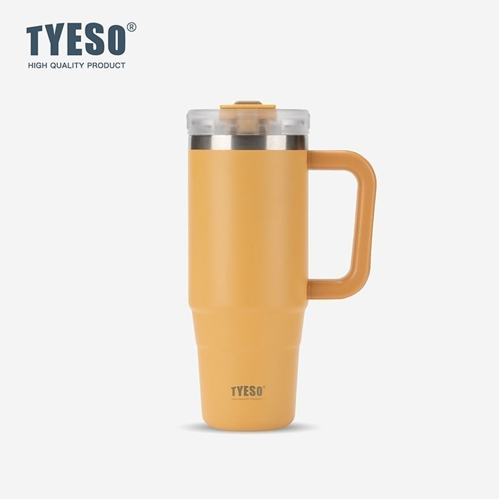 【限時購】TYESO手把冰霸杯900ml 兩件組(一件無接單，請下單2件含以上) 14色-規格圖11