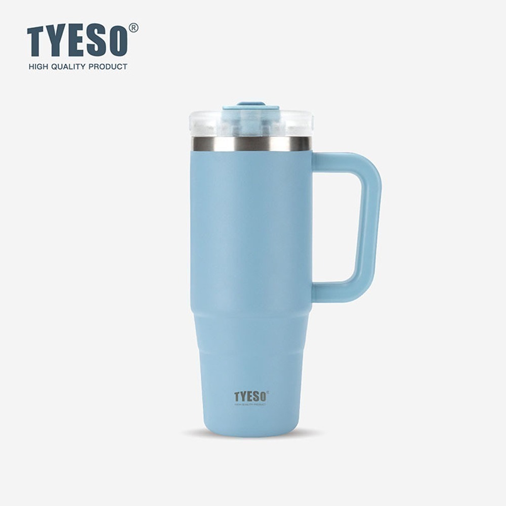 【限時購】TYESO手把冰霸杯900ml 兩件組(一件無接單，請下單2件含以上) 14色-規格圖11
