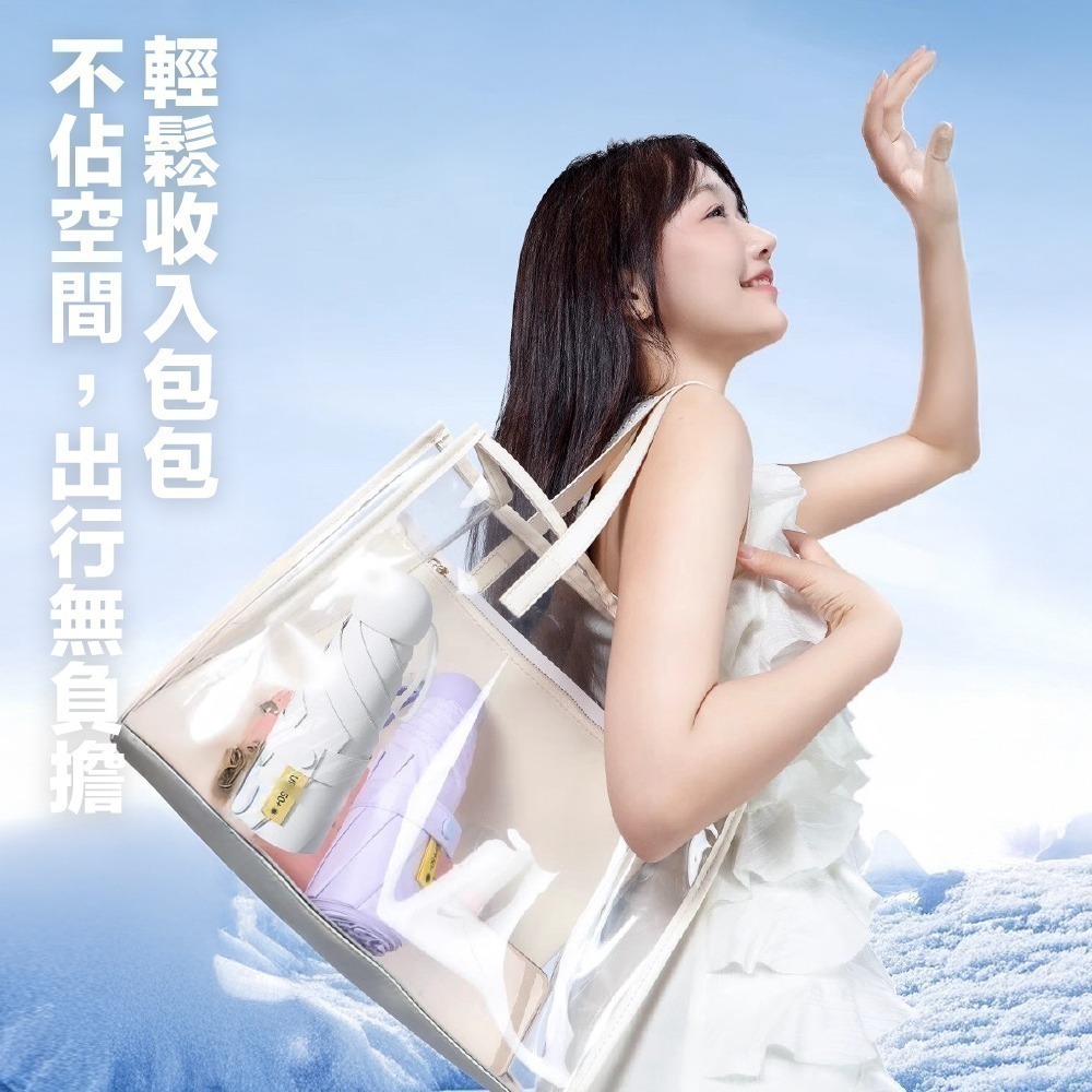 【限時購】口袋傘六入組 膠囊雨傘  (4色任選，滿六件出貨)-細節圖7