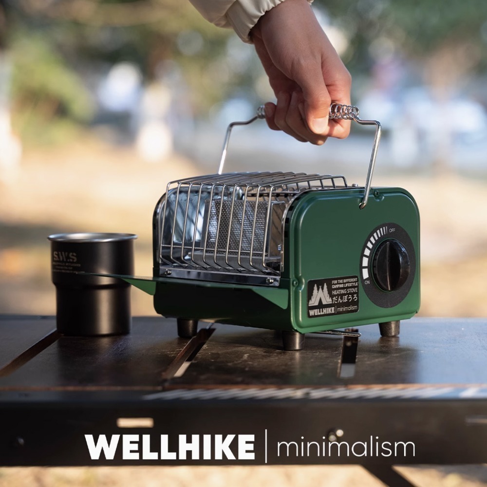 【限時購】免運！WELLHIKE 瓦斯暖爐 暖爐 露營暖爐 卡式暖爐 取暖爐 迷你暖爐 戶外暖爐-細節圖9