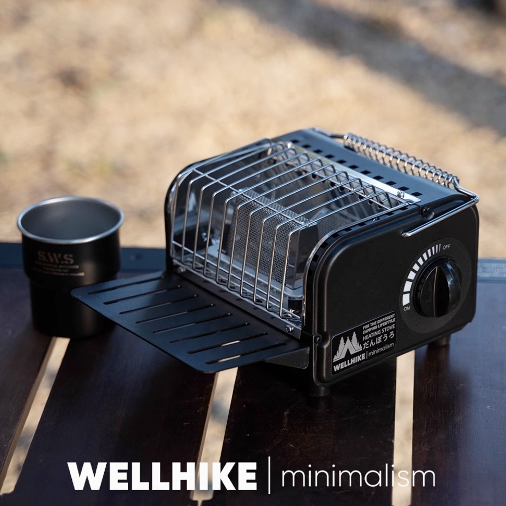 【限時購】免運！WELLHIKE 瓦斯暖爐 暖爐 露營暖爐 卡式暖爐 取暖爐 迷你暖爐 戶外暖爐-細節圖10
