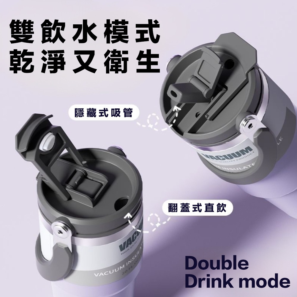 【7-ELEVEN門市團購】手提冰霸杯900ml 保冰杯 保溫杯 飲料杯 隨行杯 環保杯 自帶提手把 304不鏽鋼-細節圖4