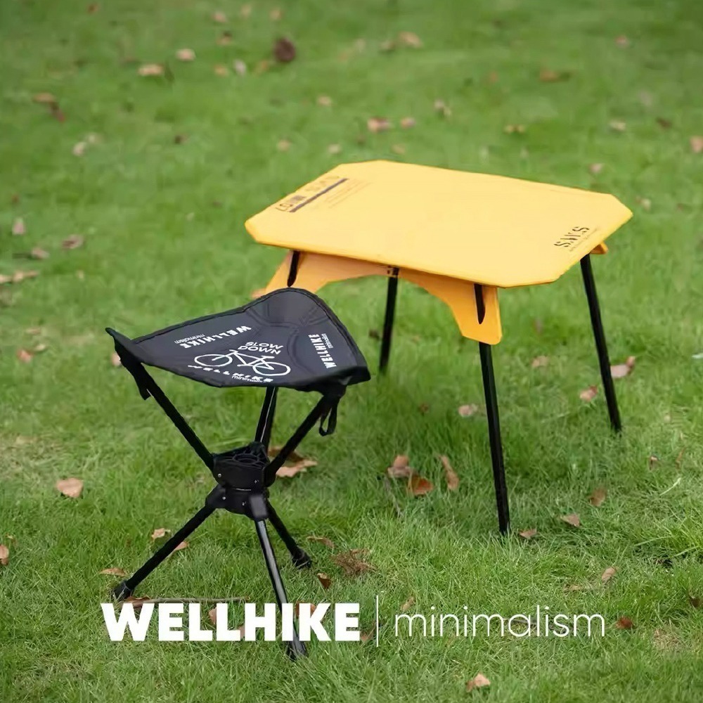 【7-ELEVEN門市團購】WELLHIKE 露營椅 折疊椅 旋轉椅 露營旋轉椅 釣魚椅 戰術椅-細節圖8