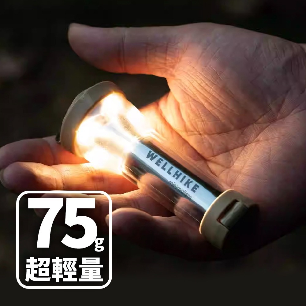 【7-ELEVEN門市團購】WELLHIKE 露營燈 手電筒 塔燈 露營塔燈 帳篷燈 野營燈 露營的人-細節圖4
