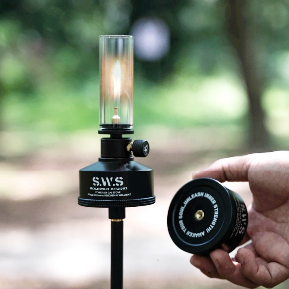 WELLHIKE 燭燈 汽化燈 燃氣燈 氣氛燈 露營燈 燭燈+氣罐 露營的人-細節圖11