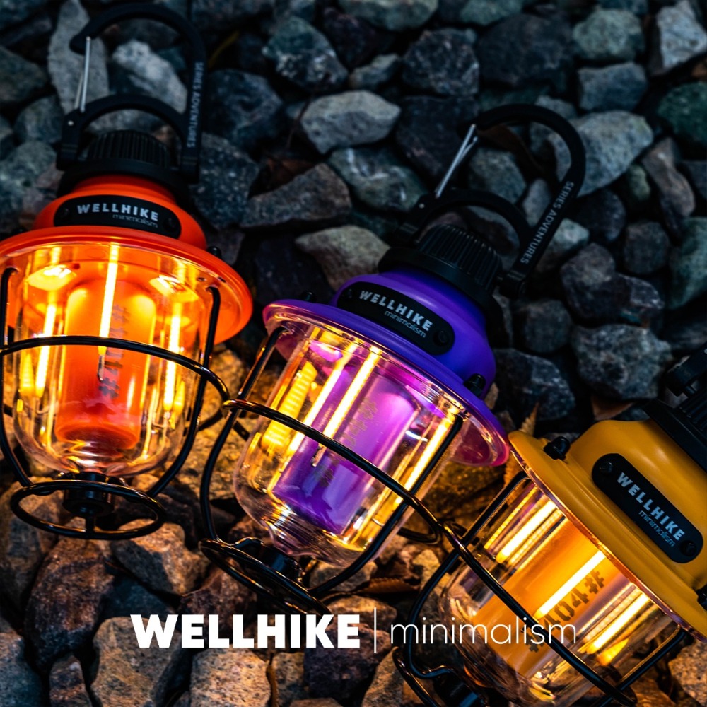 WELLHIKE松果燈 進階版內建1/4螺牙 露營燈 照明燈 擺攤燈 帳篷燈-細節圖8