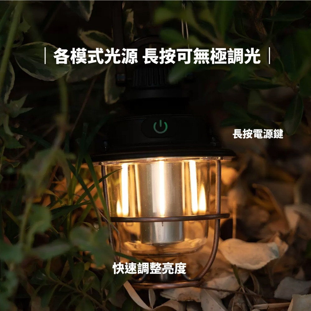 WELLHIKE松果燈 進階版內建1/4螺牙 露營燈 照明燈 擺攤燈 帳篷燈-細節圖9