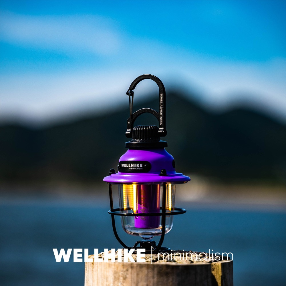 WELLHIKE松果燈 進階版內建1/4螺牙 露營燈 照明燈 擺攤燈 帳篷燈-規格圖11