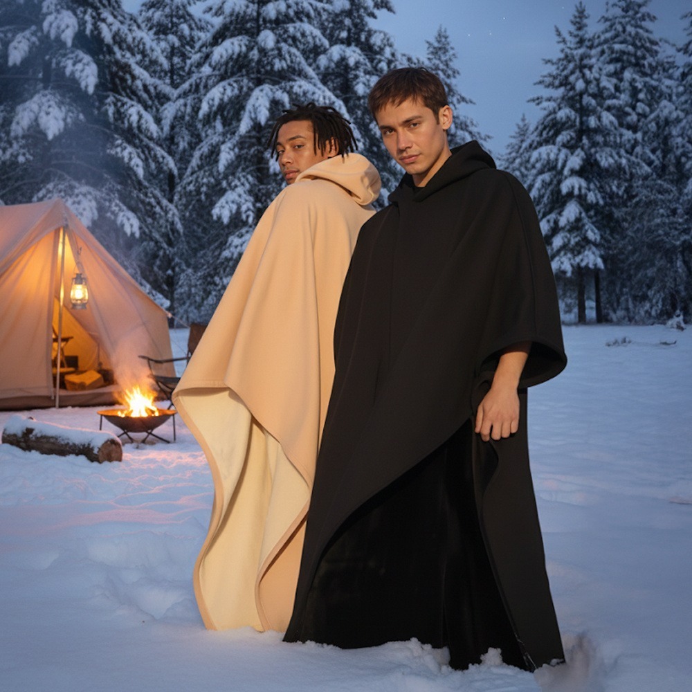 巫師毯 巫師袍 巫師斗篷 毛毯 保暖毯 斗篷毯-細節圖5