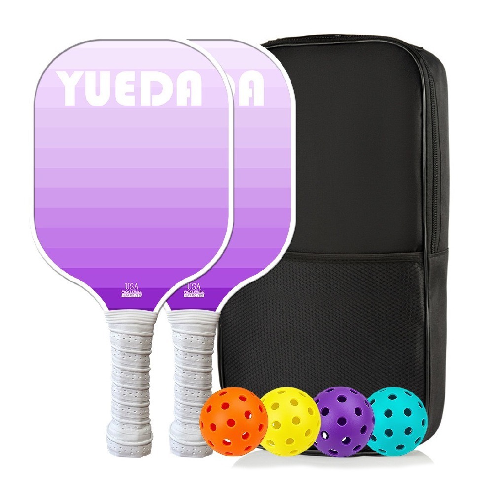 【優惠組】玻纖紫羅蘭 雙拍+4球+包