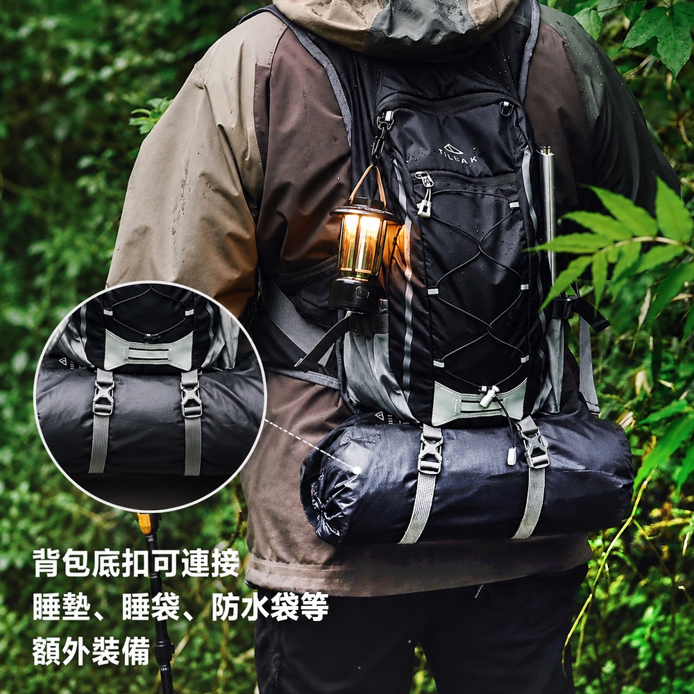 TILLAK登山包 登山背包【減壓背負！體感更輕鬆】 登山後背包 輕量化登山包 後背包 雙肩包 運動背包 旅行背包-細節圖8