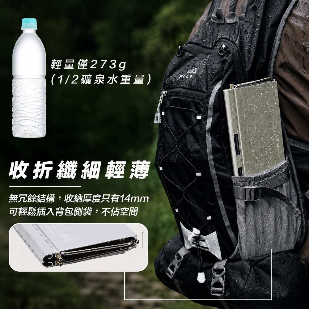 WELLHIKE 迷你折疊桌【一秒開桌🔥免安裝】 露營桌 折疊桌 露營小桌 登山桌 折疊露營桌 小折疊桌-細節圖4
