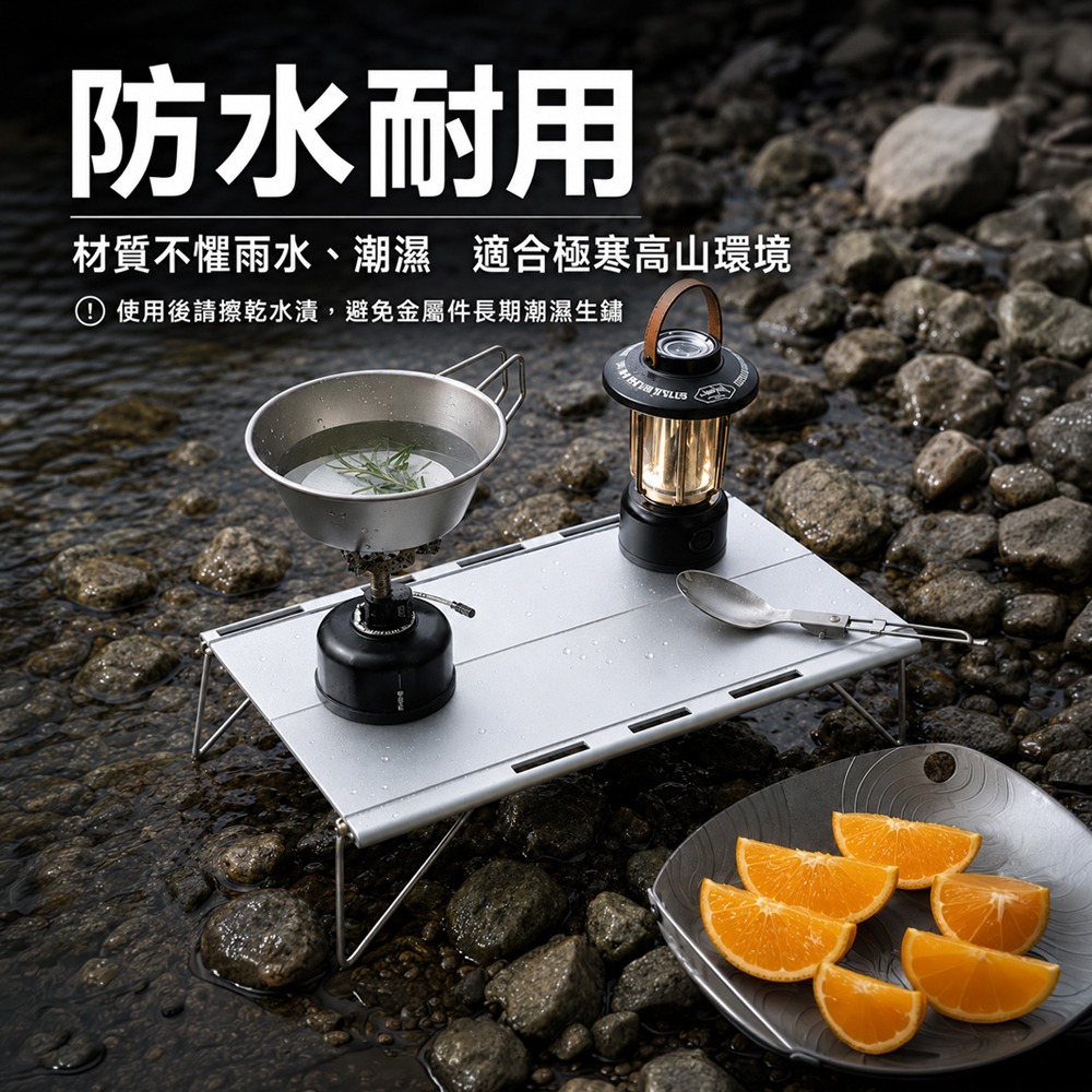 WELLHIKE 迷你折疊桌【一秒開桌🔥免安裝】 露營桌 折疊桌 露營小桌 登山桌 折疊露營桌 小折疊桌-細節圖6