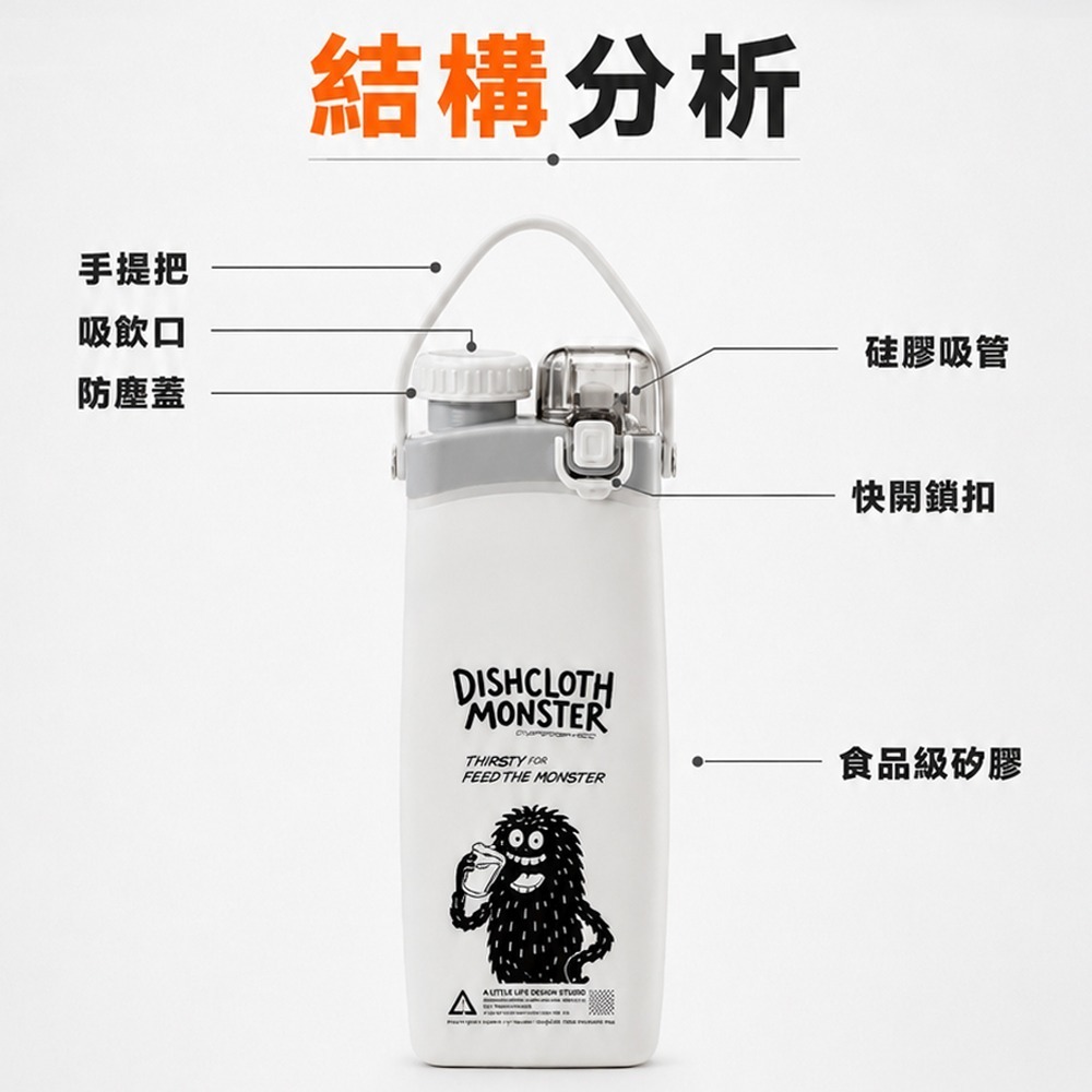 【限時購】Angle捲捲水壺600ml 折疊水壺 運動水壺 軟式水壺 健身水壺 登山水壺 可捲式水壺-細節圖6