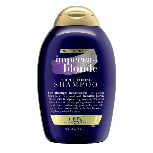 預購 OGX Impecca-Blonde Purple Toning Shampoo 金紫色調理洗髮精