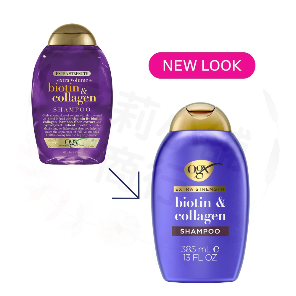 預購 OGX Extra Strength Biotin Collagen Shampoo 高效生物素膠原蛋白洗髮乳-細節圖2