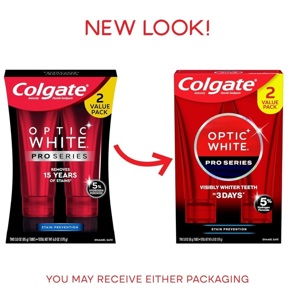 預購 Colgate Optic White Pro Series Toothpaste 專業美白去污牙膏-細節圖2