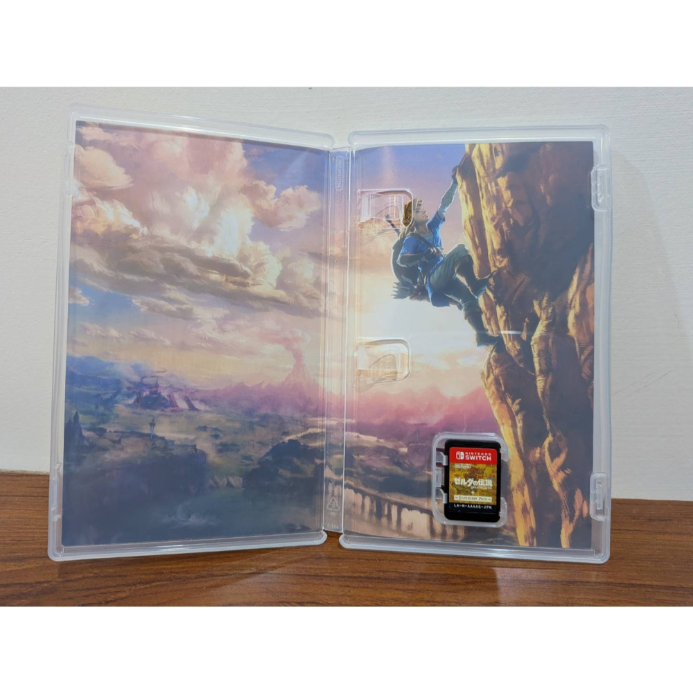 可領券 薩爾達曠野之息+實體擴充 二手 switch 遊戲片-細節圖3