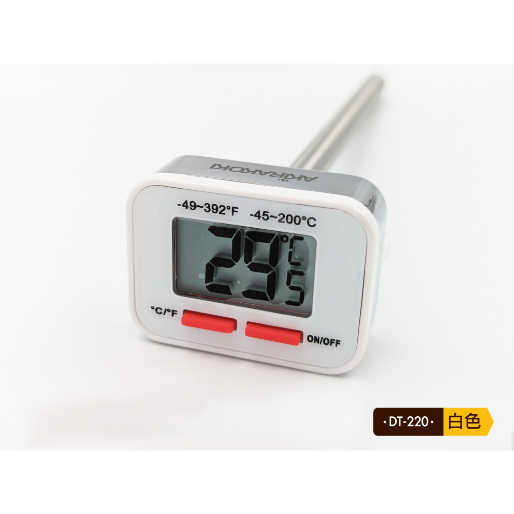 正晃行 AKIRAKOKI DT-200電子數顯溫度計 贈膠套  ☕正品☕-細節圖3