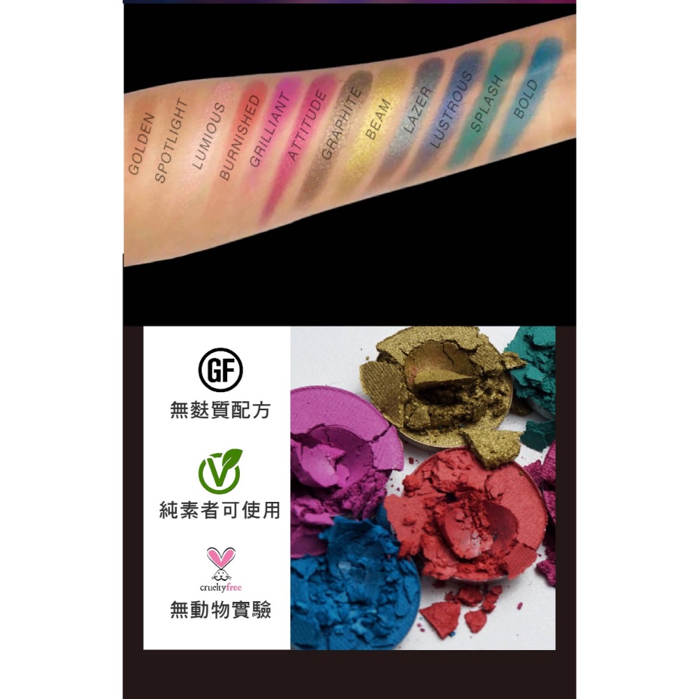 光感百老匯 12色眼影盤 好萊塢的秘密總代理-細節圖4