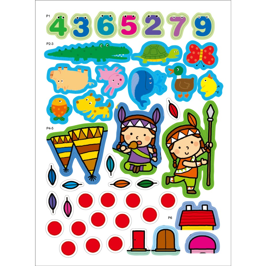 ✨現貨✨《風車》我的第一本數學啟蒙貼紙遊戲書4-5歲⭐️童書團購批發⭐️-細節圖2
