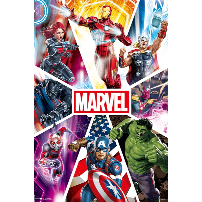 ✨現貨✨《京甫》漫威 復仇者聯盟1000片盒裝拼圖（D）⭐️童書團購批發⭐️-細節圖2