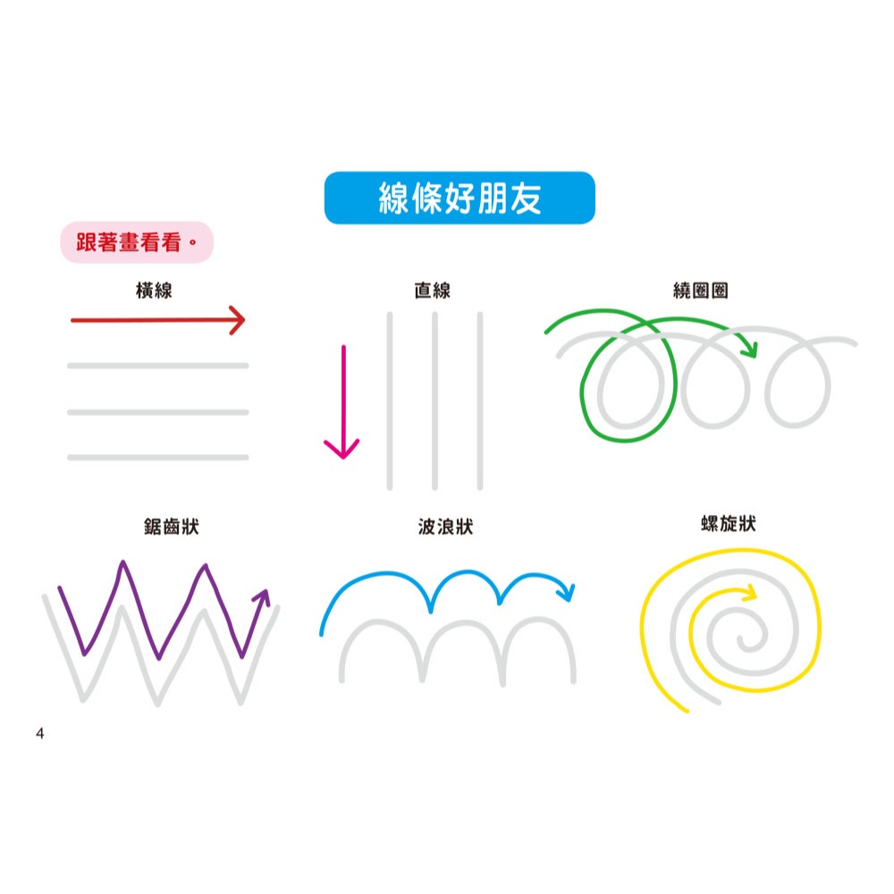 ✨現貨✨《幼福》1日10分の小小孩塗畫本-入門篇：掌握圖形、啟發創造力！⭐️童書團購批發⭐️-細節圖9