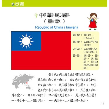 ✨現貨✨《幼福》國旗小百科⭐️童書團購批發⭐️-細節圖3