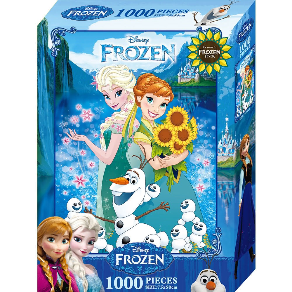 ✨現貨✨《京甫》DISNEY 冰雪奇緣1000片拼圖盒-B⭐️童書團購批發⭐️