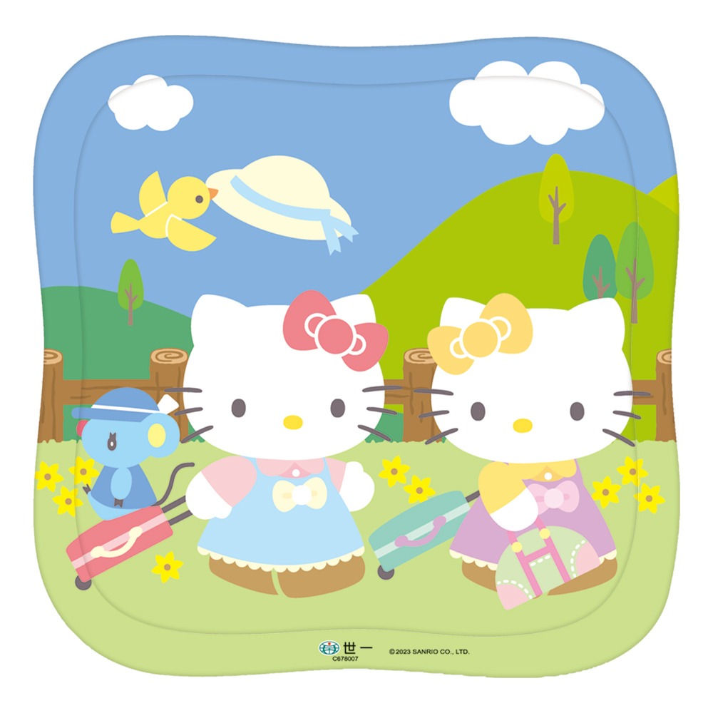 ✨現貨✨《世一》HELLO KITTY女孩小旅行42片拼圖⭐️童書團購批發⭐️-細節圖3