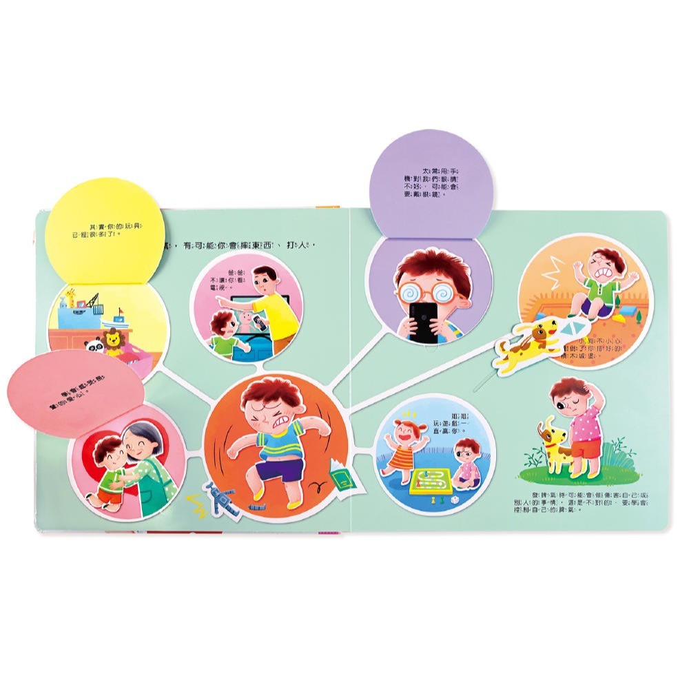 ✨現貨✨《風車》幼兒情緒管理互動遊戲書：跟壞脾氣說拜拜⭐️童書團購批發⭐️-細節圖7
