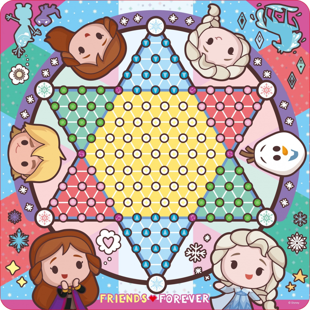 ✨現貨✨《京甫》冰雪奇緣 聰明玩跳棋⭐️童書團購批發⭐️-細節圖3