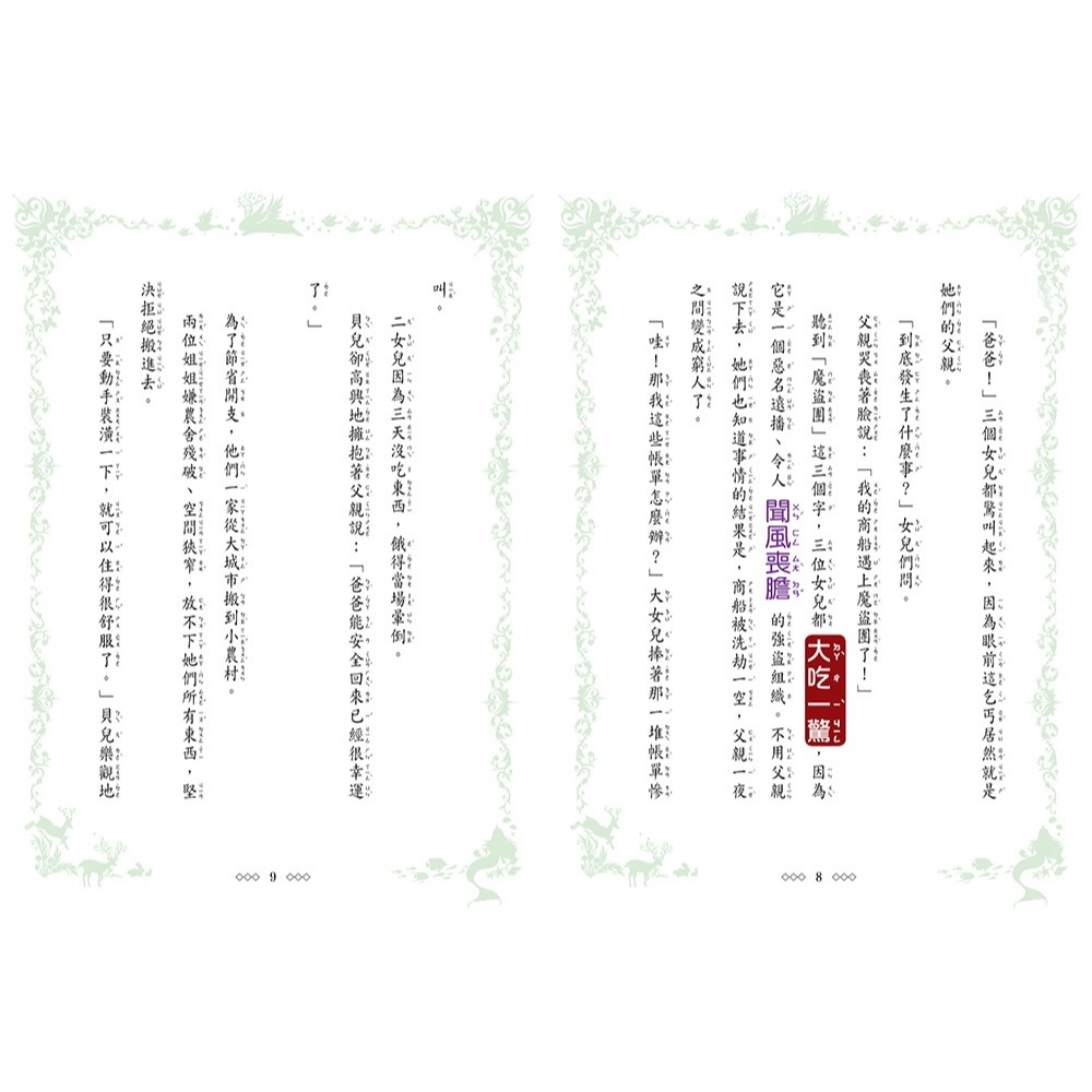 ✨現貨✨《東雨文化》童話夢工場：美女愛野獸（隨書附贈：可愛人物貼紙、成語魔法書、心情留言卡）⭐️童書團購批發⭐️-細節圖6
