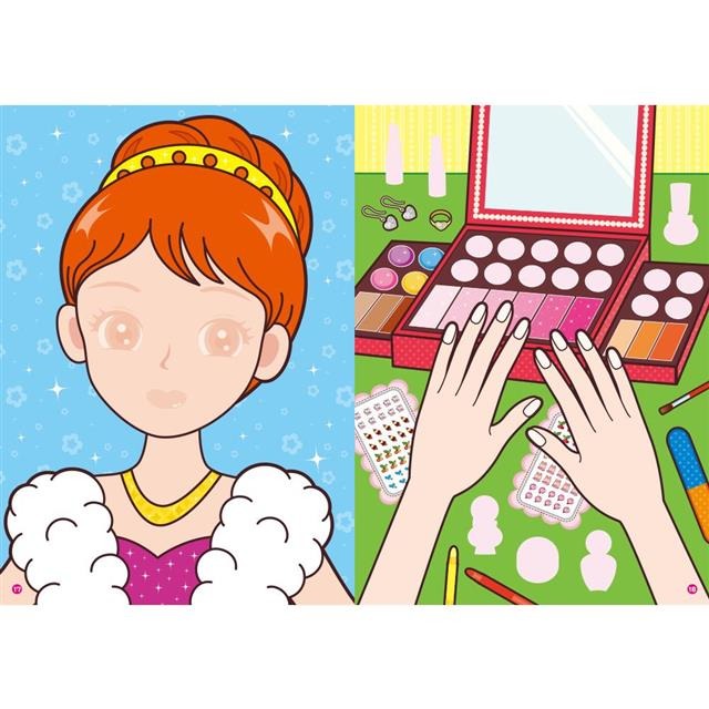 ✨現貨✨《人類文化》漂亮公主系列：公主閃亮指甲貼（新版）⭐️童書團購批發⭐️-細節圖3