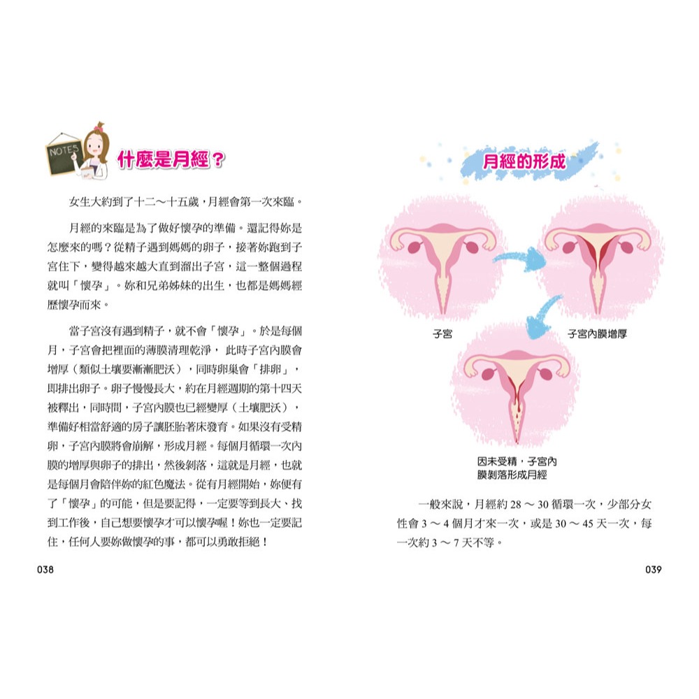 ✨現貨✨《和平國際》青春期女孩身體的祕密．生理心理知識成長書⭐️童書團購批發⭐️-細節圖7