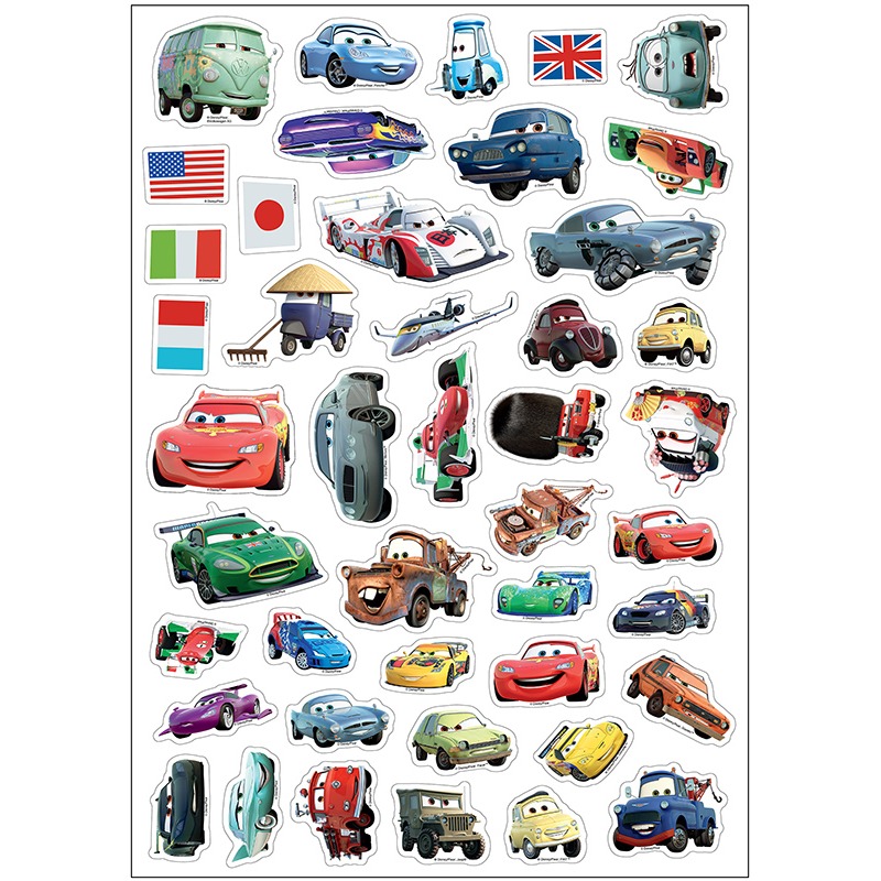 ✨現貨✨《京甫》Cars 2 世界大賽磁鐵互動書⭐️童書團購批發⭐️-細節圖4