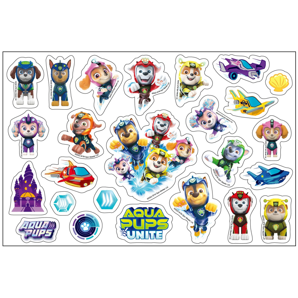 ✨現貨✨《京甫》汪汪隊立大功 水行狗狗閃亮貼紙包⭐️童書團購批發⭐️-細節圖2