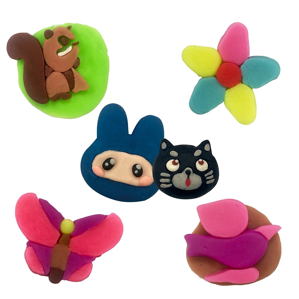 ✨現貨✨《幼福》忍者兔安全小麥黏土立體創意工具組⭐️童書團購批發⭐️-細節圖5