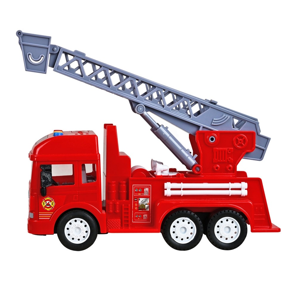 ✨現貨✨《風車》FOOD超人城市聲光慣性雲梯車⭐️童書團購批發⭐️-細節圖4