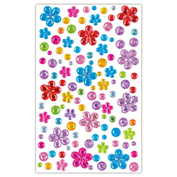 ✨現貨✨《風車》閃亮公主立體水鑽貼：花朵⭐️童書團購批發⭐️-細節圖4