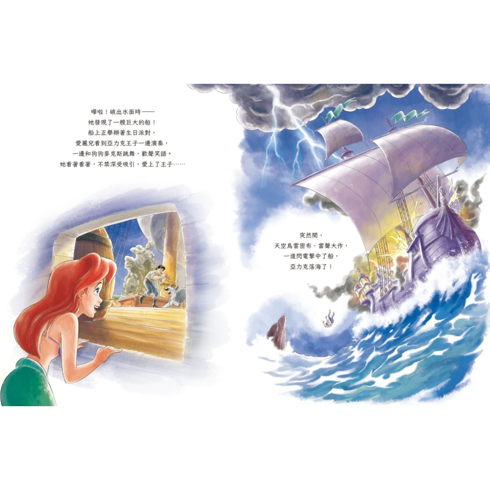 ✨現貨✨《小光點》【迪士尼繪本系列】小美人魚⭐️童書團購批發⭐️-細節圖6