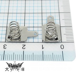 3號電池彈簧片 (負極10入） 1498D 電池焊片 電池彈簧片 電池盒彈簧片 大洋國際電子-細節圖2