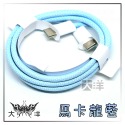 Type-C to Type-C 60W 1米 充電線 傳輸線 馬卡龍色系列 藍 綠 粉 紫 白 黃 快充 編織線-規格圖7